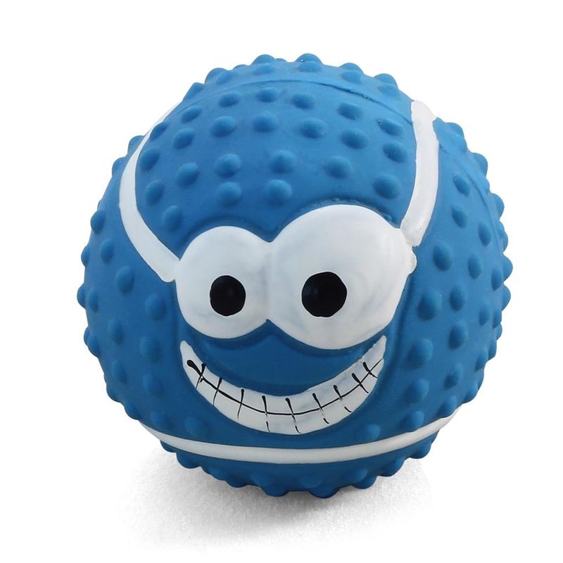 Игрушка для собак "Веселый мяч", латекс 7 см