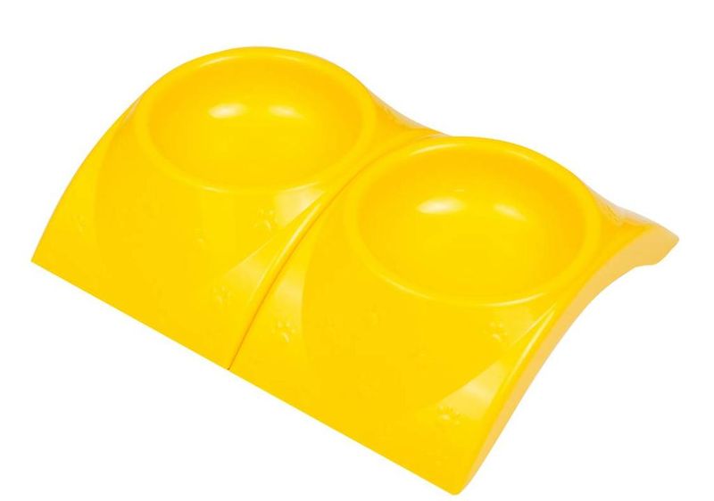 Миска двойная для кошек КОТЯУС 2 х 140 мл