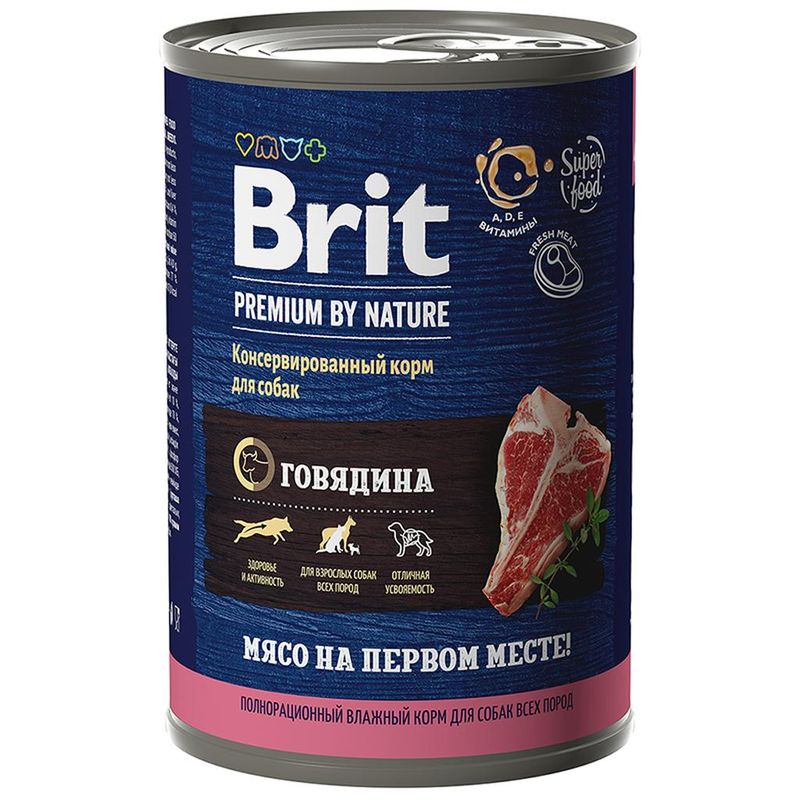 Brit Premium by Nature Adult Beef 410 гр