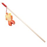 Игрушка-дразнилка для кошек "Золотая рыбка" 10 / 40 см