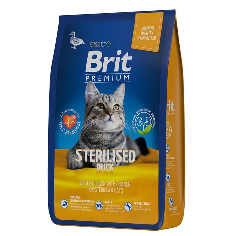 Brit Premium Cat Sterilised Duck and Chicken 400 гр