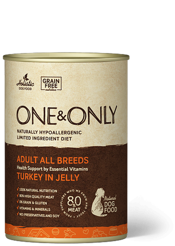 Adult All Breeds Turkey in Jelly 400 гр