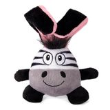 Игрушка для собак мягкая "Зебра-ушастик" d 15 см