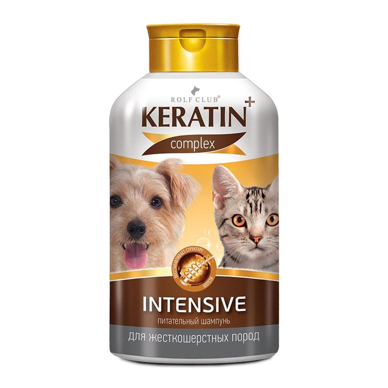 KERATIN+ Intensive шампунь для жесткошерст к/с/ 400мл