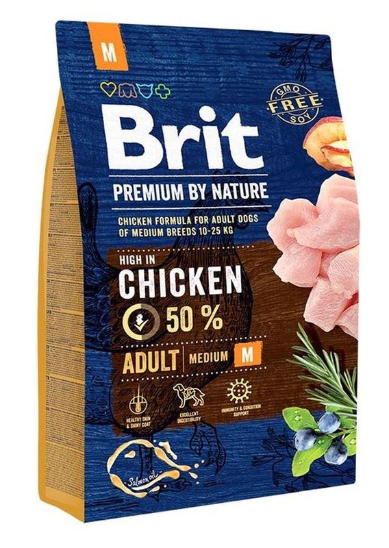 Brit Premium by Nature Dog Adult M 3 кг