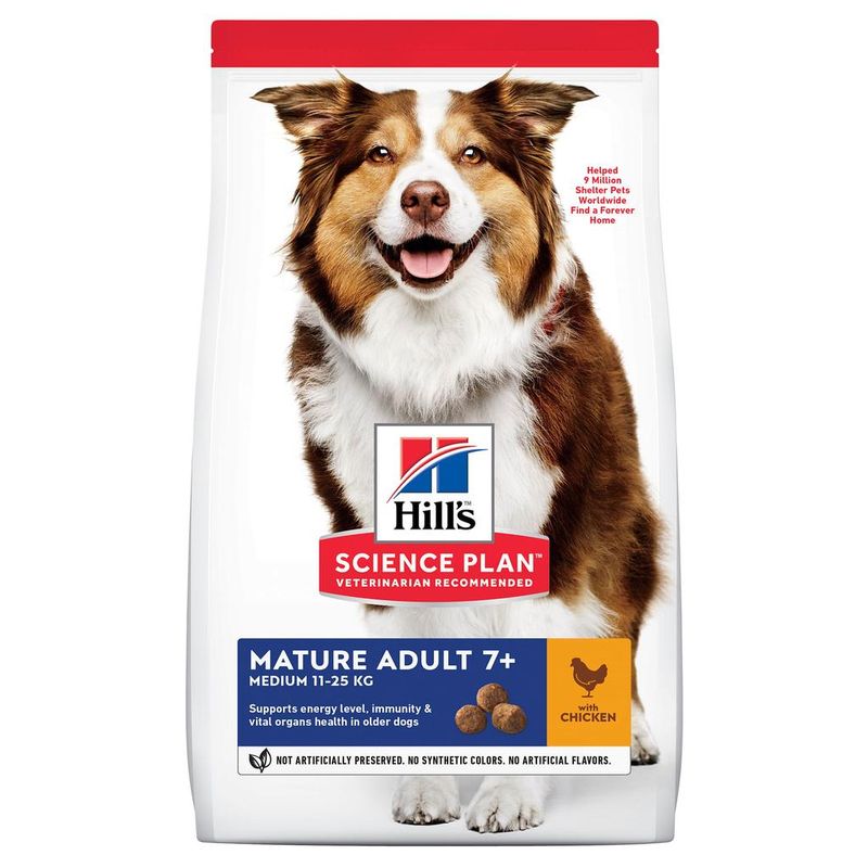 Hills Science Plan™ Canine Mature Adult 7+ Active Longevity™ Medium with Chicken 12 кг