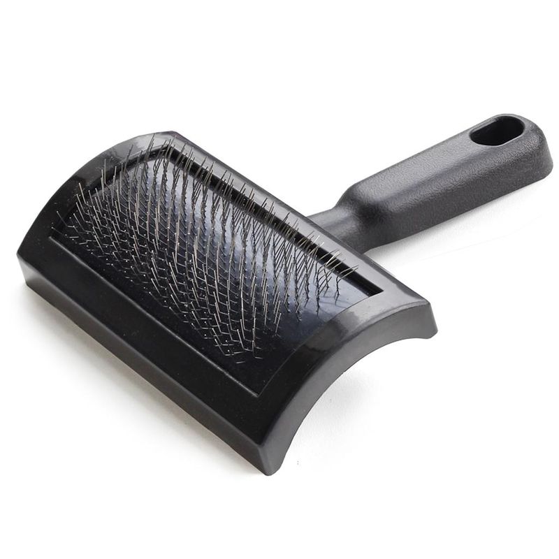 Пуходерка пластиковая на подложке 12,8 х 8,5 х 5 см