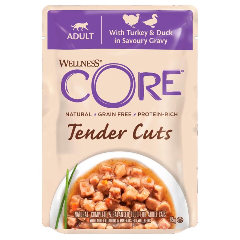 CORE Tender Cuts Turkey & Duck 85 гр
