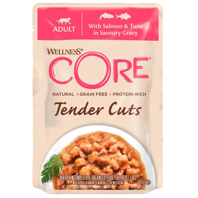 CORE Tender Cuts Tuna & Salmon 85 гр