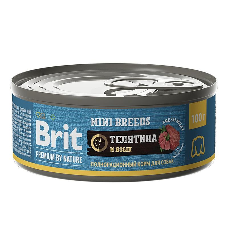 Brit Premium by Nature Adult Mini Breeds Veal 100 гр