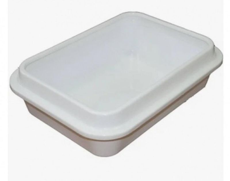 Туалет для кошек с бортиком Премиум белый