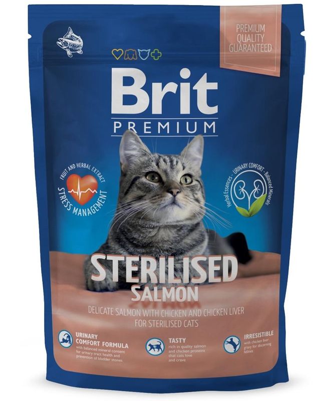 Brit Premium Cat Sterilized Salmon & Chicken 400 гр