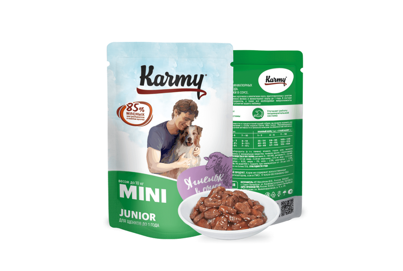 Karmy Mini Junior Lamb 6 х 80 гр