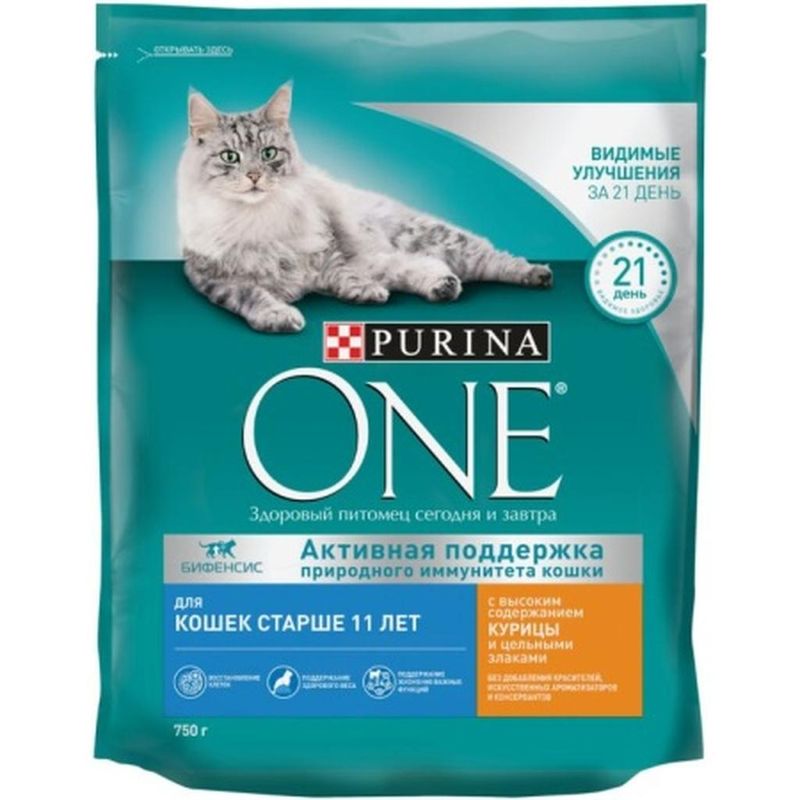 Purina ONE Senior 11+ with Chicken 750 гр