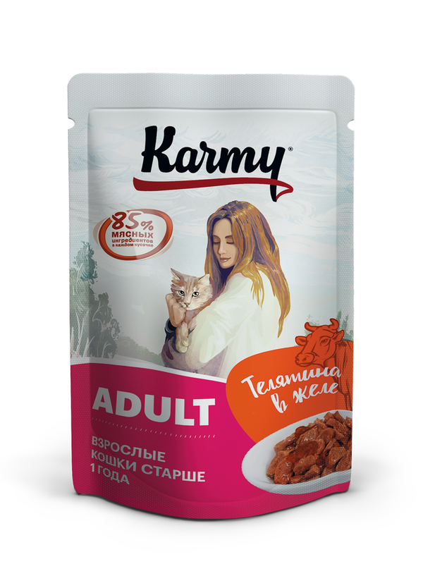 Karmy Adult with Veal (jelly) 80 гр