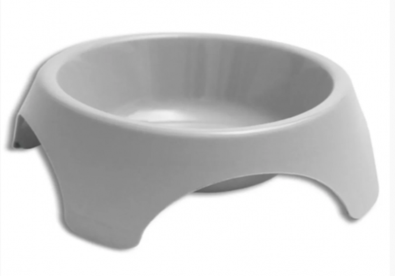 Миска для кошек "МЯУС" 200 мл пепельный