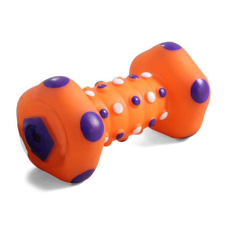 Игрушка для собак "Гантель со звуком", винил d 8,5 х 16,5 см