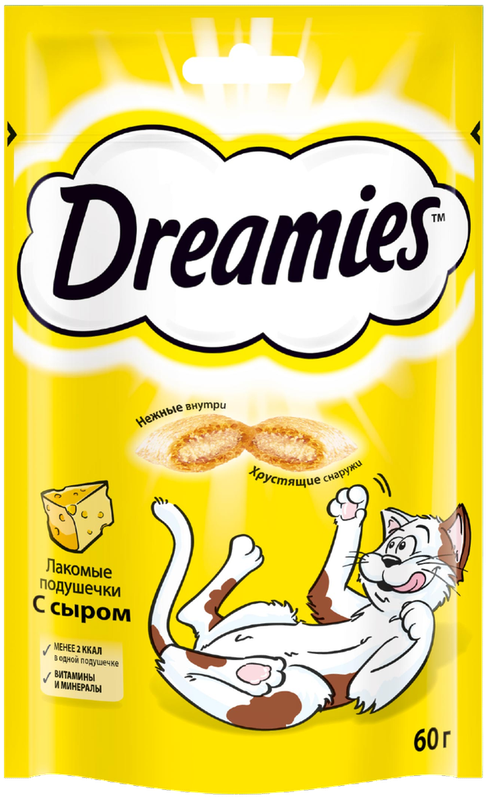 Лакомство для кошек подушечки с сыром 60 гр