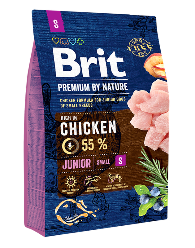 Brit Premium by Nature Dog Junior S 1 кг