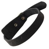 Ошейник кожаный одинарный 2,5 х 58 см