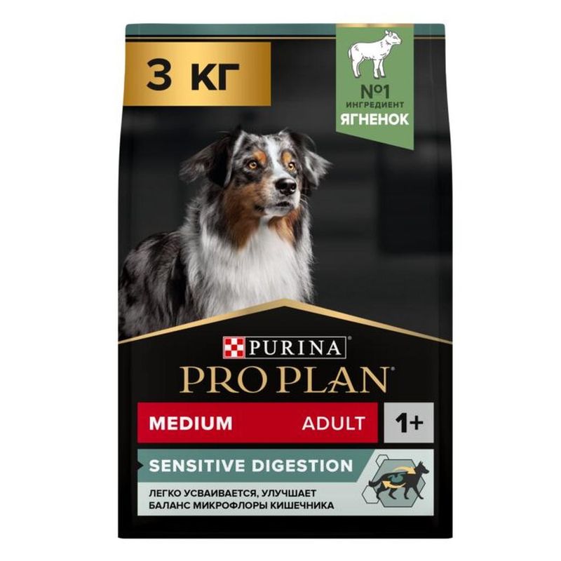 Purina Pro Plan Dog Medium Adult Sensitive Digestion OPTIDIGEST 1,5 кг