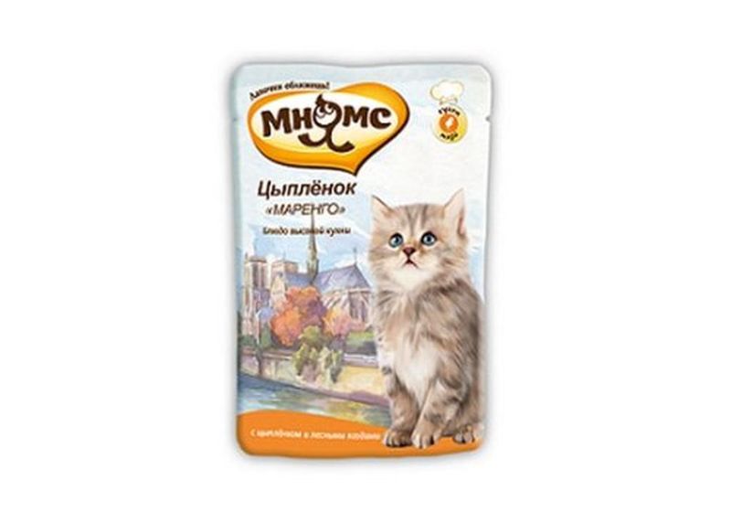 Конс Мнямс д котят Маренго (с цыпленком) пауч 85 гр