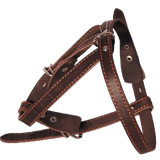 Шлейка кожаная одинарная 2 х 48 -54 см