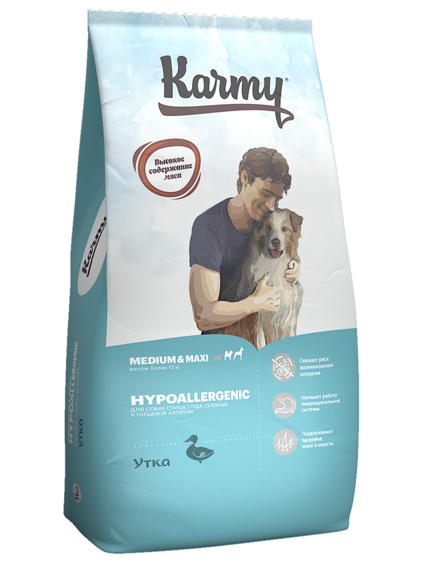 KARMY HYPOALLERGENIC MEDIUM&MAXI Duck 2 кг