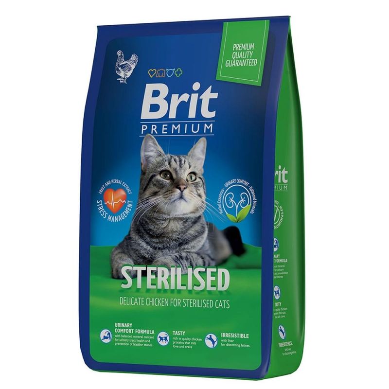 Brit Premium Cat Sterilised Chicken 400 гр