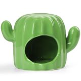 Домик для мелких животных керамический "Кактус" 120*80*80 мм