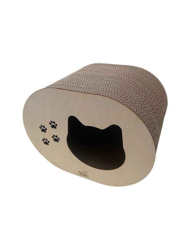 Когтеточка-домик картонный №2 39*30*28 см