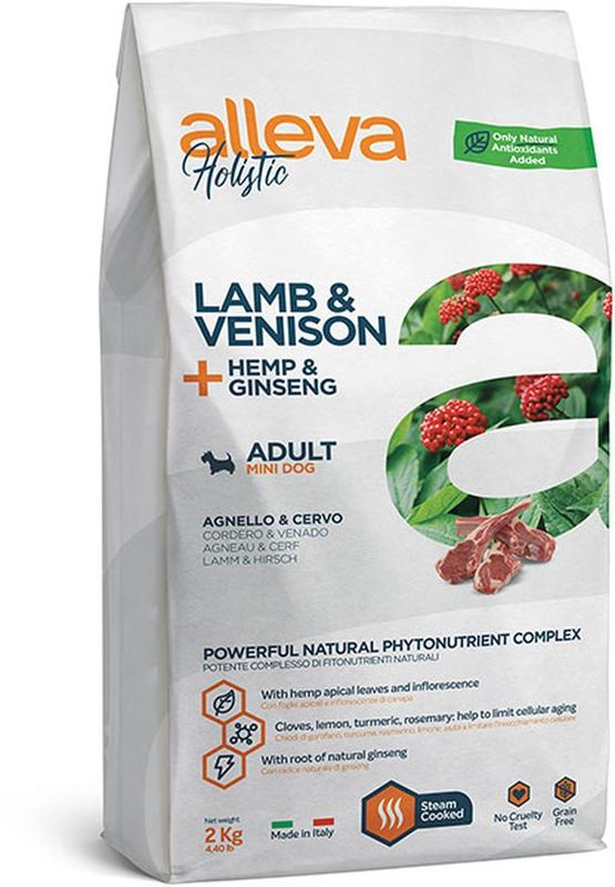 Holistic Lamb & Venison + Hemp & Ginseng Mini 2 кг