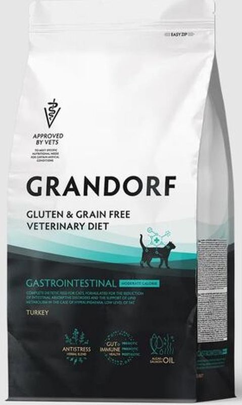VETERINARY DIET TURKEY GASTROINTESTINAL MODERATE CALORIE 400 гр