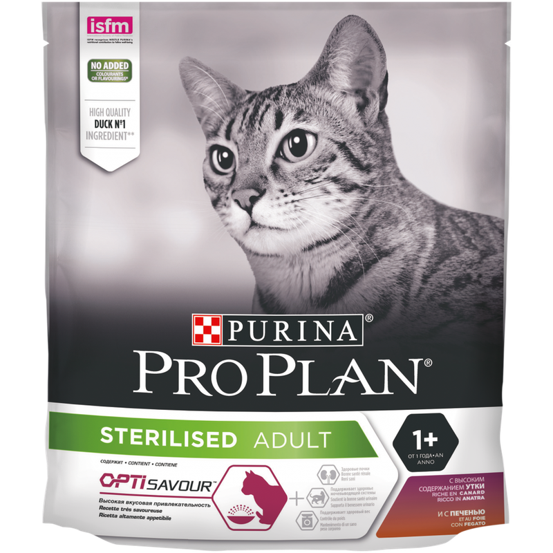 Purina Pro Plan Cat Sterilised Duck&Liver 400 гр