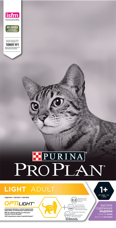 Purina Pro Plan Cat Light Turkey 1,5 кг