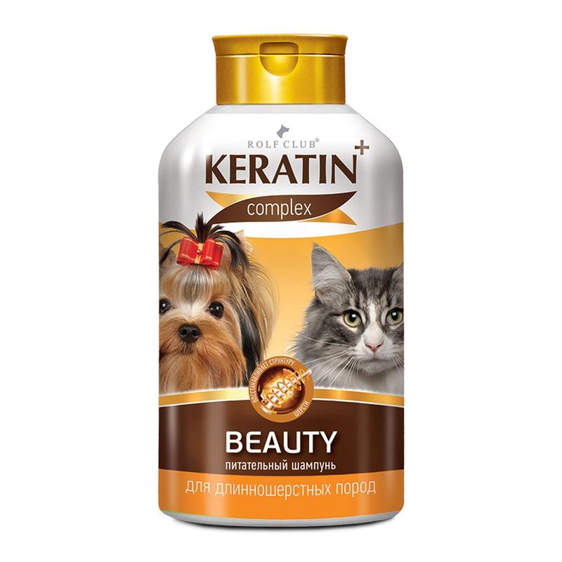 KERATIN+ Beautiful шампунь для длинношерст к/с/ 400мл