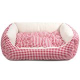 Лежанка "Кантри", красная 52 х 45 х 17 см