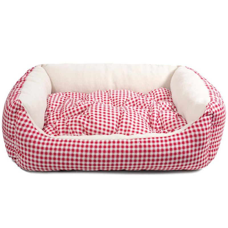 Лежанка "Кантри", красная 52 х 45 х 17 см
