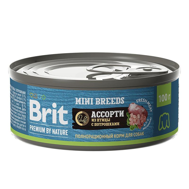 Brit Premium by Nature Adult Mini Breeds Poultry 100 гр