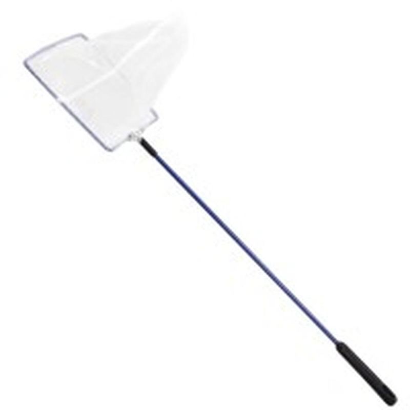 Сачок аквариумный 0103LF белый/синий 106*130*430 мм