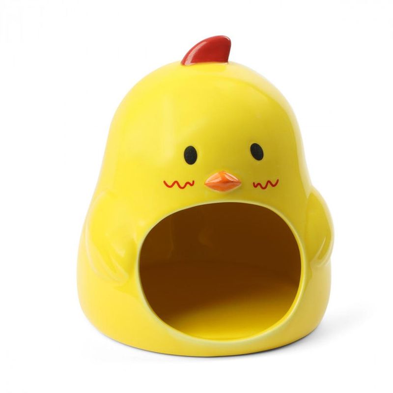 Домик для мелких животных керамический "Цыпа" 125*125*145 мм