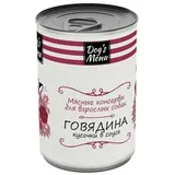 Корм для взрослых собак с говядиной кусочки в соусе 340 гр