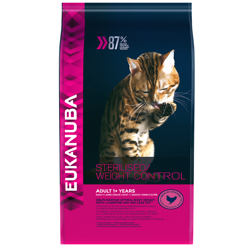 Eukanuba Cat Adult Sterilised and Weight Control 400 гр