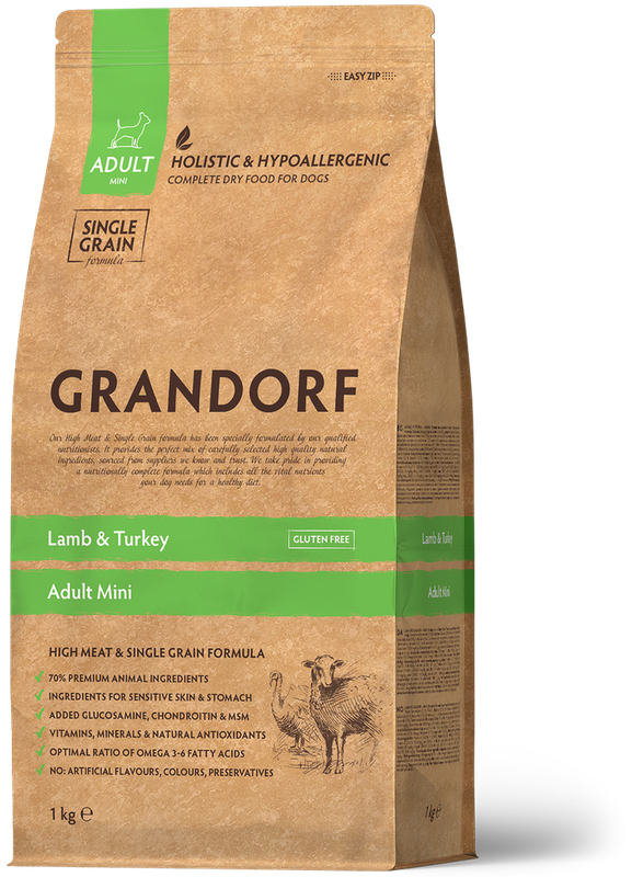 Adult Mini Lamb & Turkey 8 кг