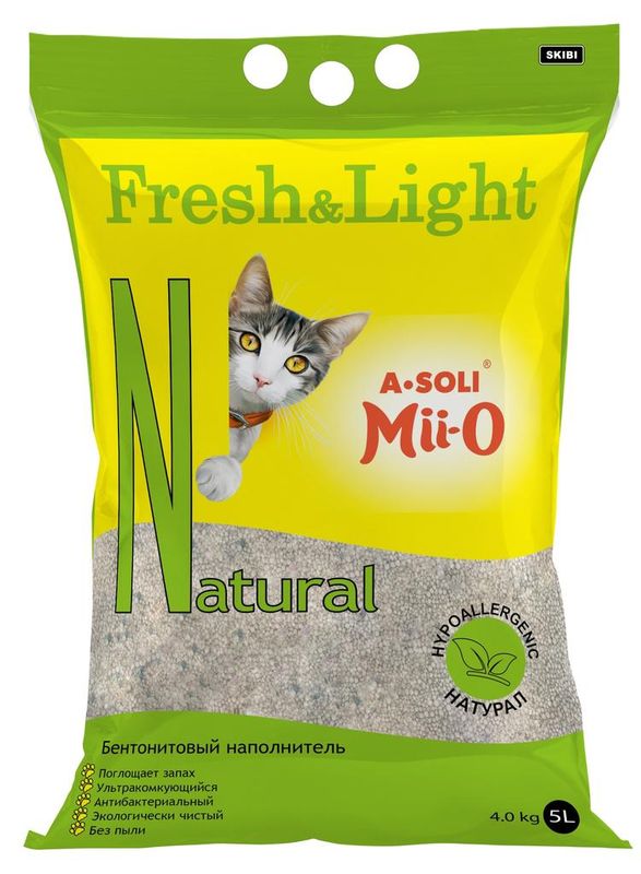 A-Soli FRESH&LIGHT Natural 4 кг (5 л)