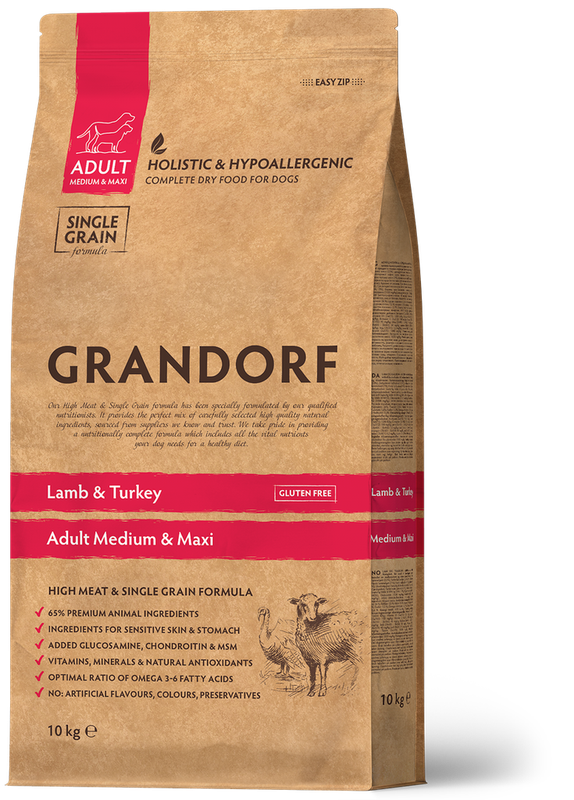 Adult Medium & Maxi Lamb & Turkey 1 кг