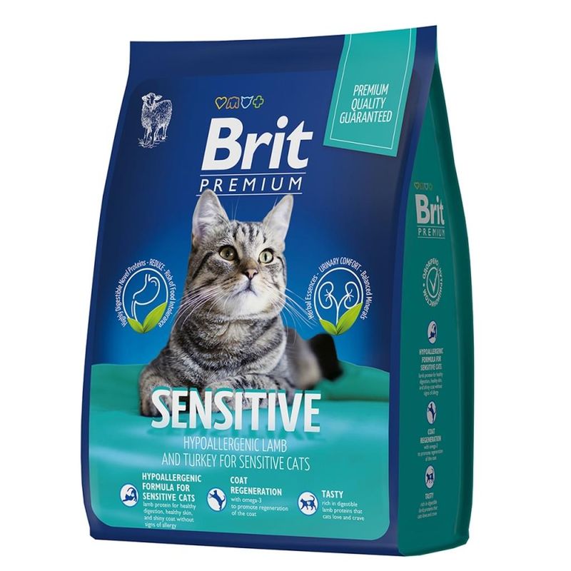 Brit Premium Cat Sensitive Lamb and Turkey 400 гр