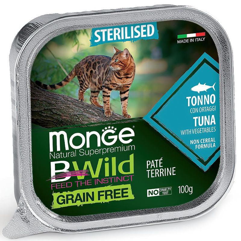 Monge Cat BWild GRAIN FREE Tuna 100 гр