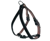 Шлейка универсальная малая, кожа на подкладе Обхват шеи: 45-56 см, Обхват груди: 54-64 см