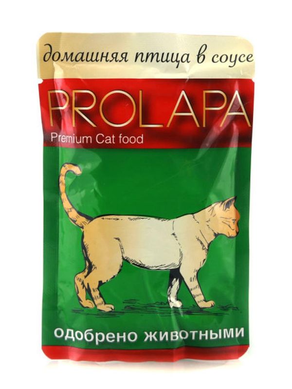 Корм д/кошек 100 гр, пауч говядина в соусе